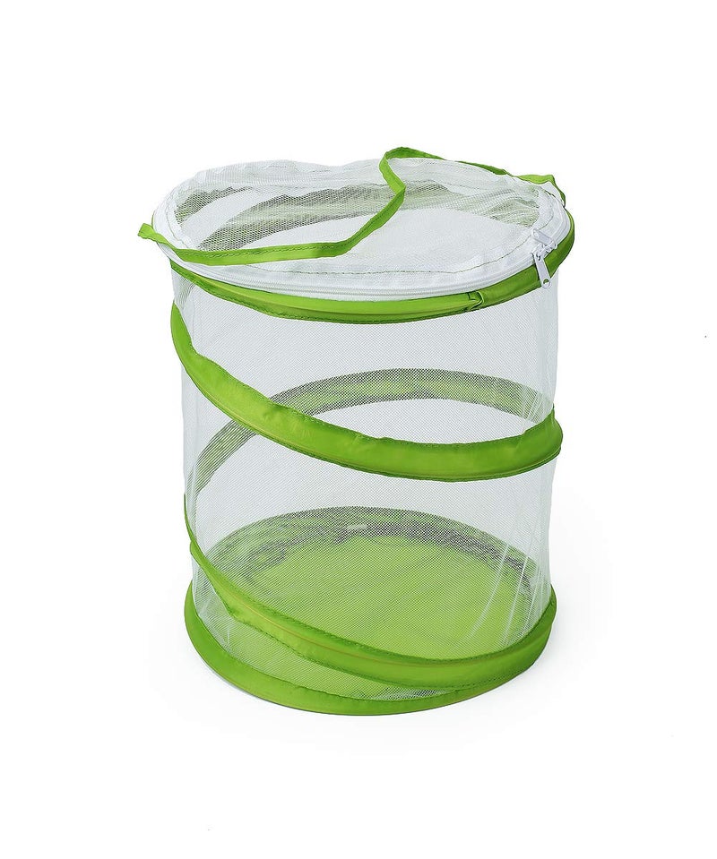 RESTCLOUD قفص موطن الحشرات والفراشات القابل للنفخ من RESTCLOUD، غلاف شبكي شفاف، سهل الرؤية 9" × 11" ارتفاع - Image 3